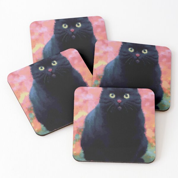 Item preview, Adorable Black Cat designed and sold by ArcticxShop.