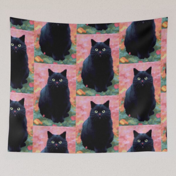 Item preview, Adorable Black Cat designed and sold by ArcticxShop.