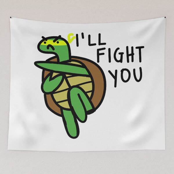 Item preview, Fighting turtle Jennika designed and sold by HummingGhost.