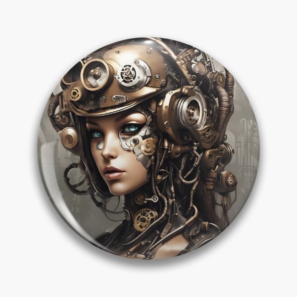Item preview, Steampunk cyborg designed and sold by Maths-4-Nerds.