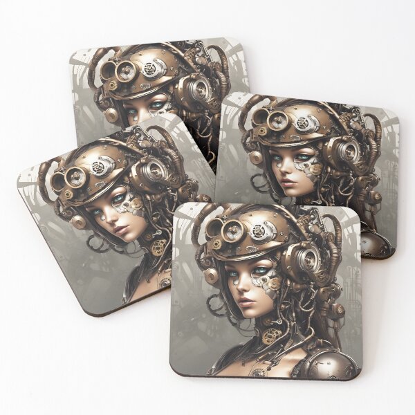 Item preview, Steampunk cyborg designed and sold by Maths-4-Nerds.