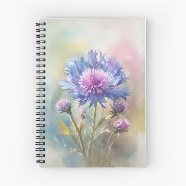 Item preview, Blue and purple Hurtsickle ,Centaurea cyanus designed and sold by Rahma-yehia23.