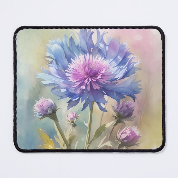 Item preview, Blue and purple Hurtsickle ,Centaurea cyanus designed and sold by Rahma-yehia23.