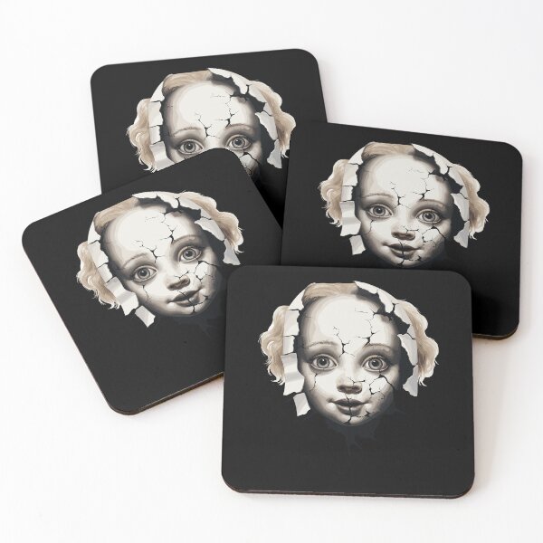 Item preview, Cracked Porcelain Doll Head: Haunting Elegance designed and sold by BNCH44.