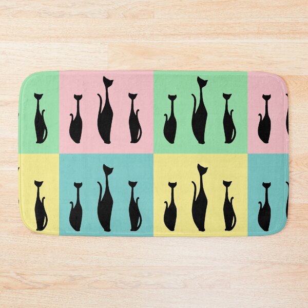Item preview, Mid Century Modern Vintage Sexton Cats Four Color designed and sold by Designs by Kool Kat.