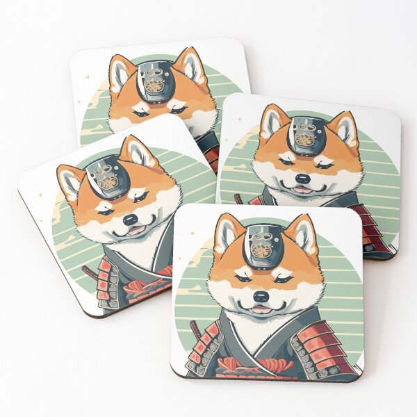 Item preview, Samurai Shiba Inu designed and sold by purrfect pattern.