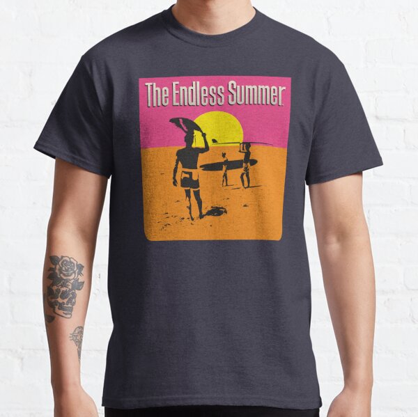 Los angeles endless summer, t shirt design silhouette