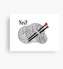 Knit Canvas Print