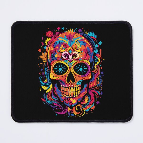 Item preview, Psychedelic Sugar Skull: Day of the Dead Delight designed and sold by BNCH44.