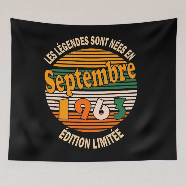 Item preview, Les Legendes sont nees en Septembre 1963 60ème Anniversaire Homme designed and sold by ELK20.