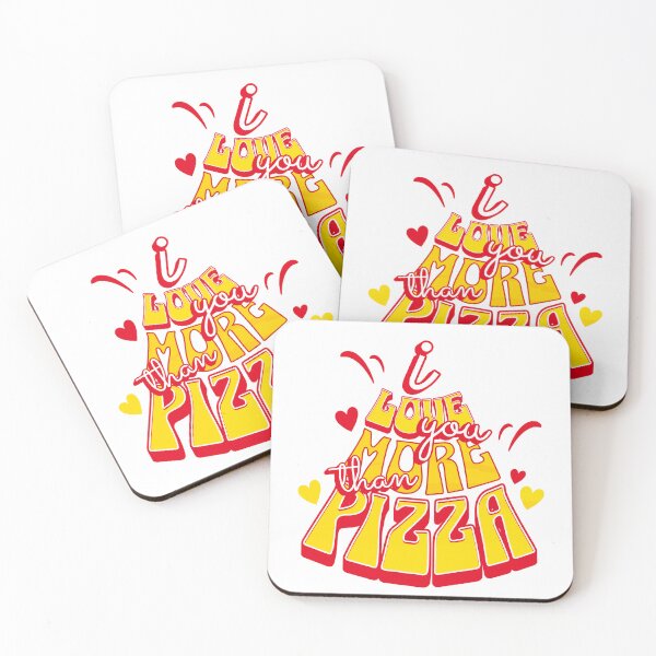 Item preview, I love you more than pizza designed and sold by CyberWindow.