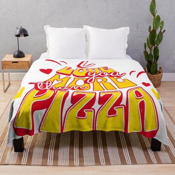 Item preview, I love you more than pizza designed and sold by CyberWindow.