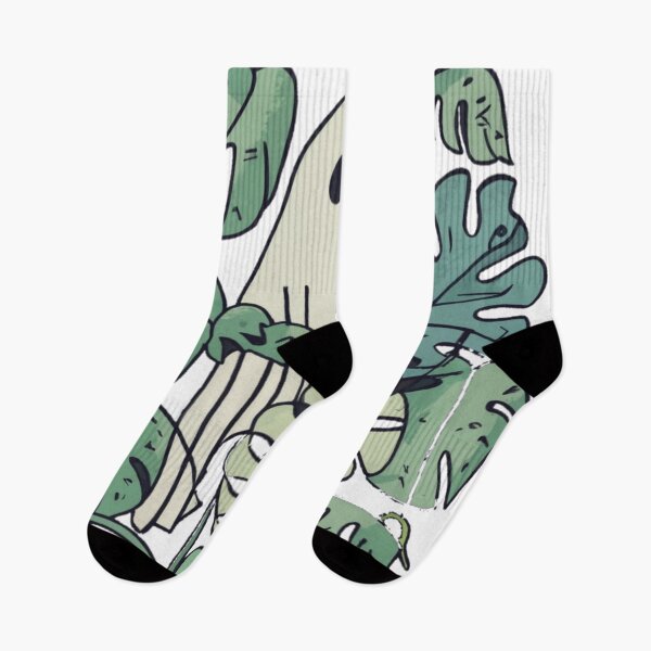 Item preview, Ghouls Garden Too Ghost Monstera designed and sold by ShopSunday.