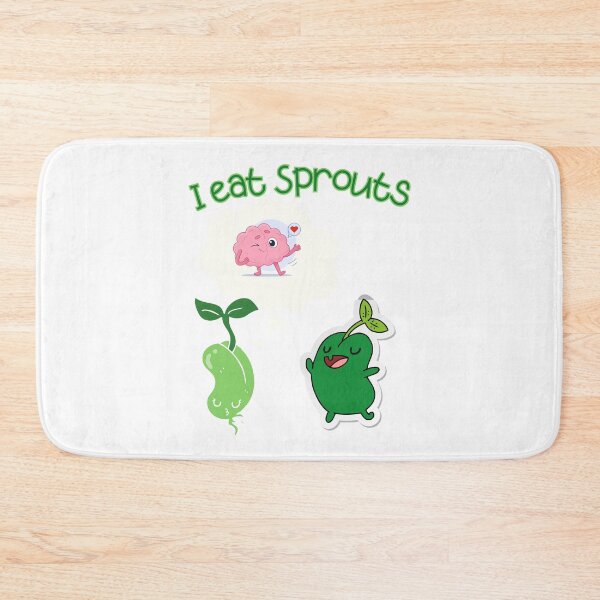 Item preview, i eat sprouts Fanny Gifts for people who like sprouts designed and sold by DSoriaDesign.