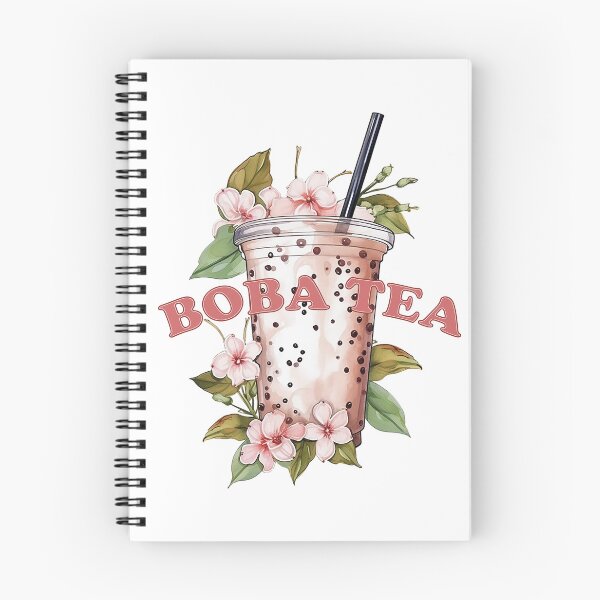 Item preview, BOBA TEA  - Bubble tea - flowers and boba designed and sold by Dahlann.