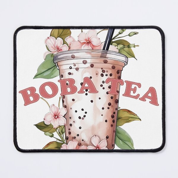Item preview, BOBA TEA  - Bubble tea - flowers and boba designed and sold by Dahlann.
