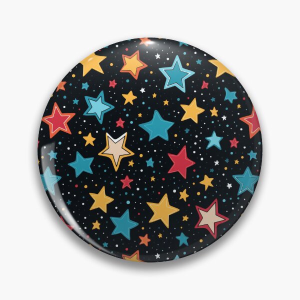 Item preview, Colorful Stars Pattern designed and sold by TileTrends.