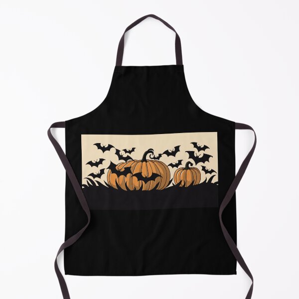 Item preview, Halloween Jack O Lantern Flying Bats Illustration designed and sold by CoffeeIsATrip.