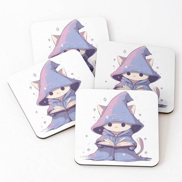 Item preview, Cute Wizard Cat Hero designed and sold by SundayDonuts.