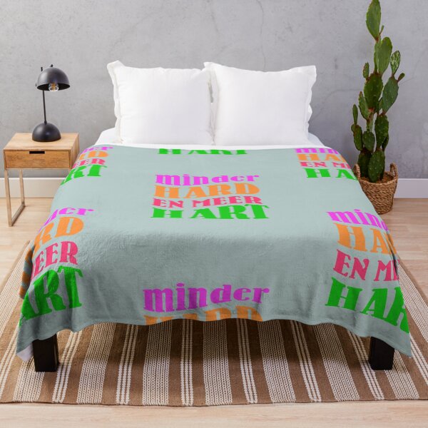 Item preview, Minder Hard en Meer Hart, Dutch Saying, Dialect designed and sold by DiensDesign.