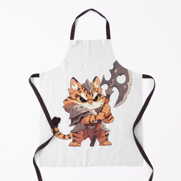 Item preview, Cute Barbarian Cat Hero designed and sold by SundayDonuts.