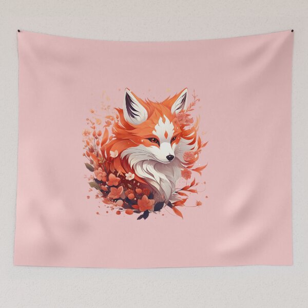 Artikelvorschau, Blumenfuchs entworfen und verkauft von Trendy-Artistry.