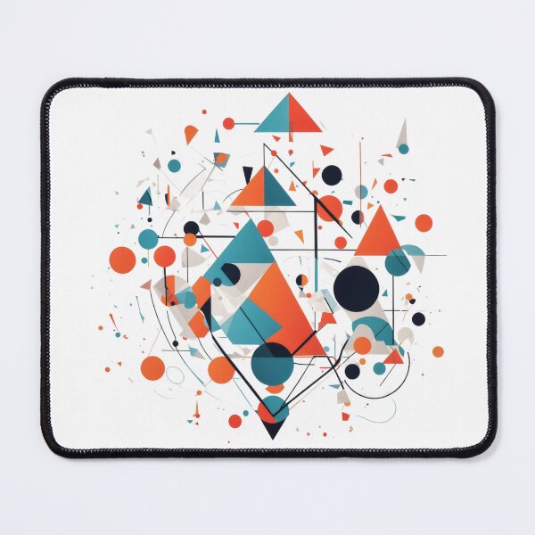 Item preview, Geometry Shapes, Colorful Art, Graphic Gift, Trendy Gift, Painting Gift, Abstract Art designed and sold by vibeytrendy.