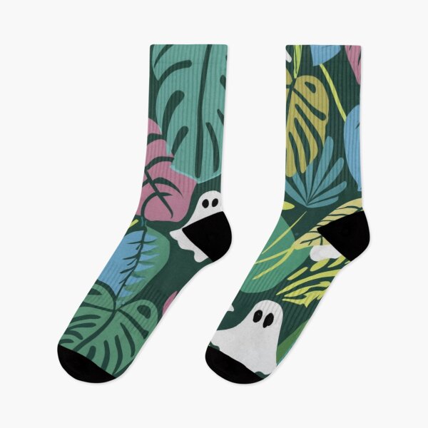 Item preview, Ghouls Garden Too Ghosts And Monstera  designed and sold by ShopSunday.
