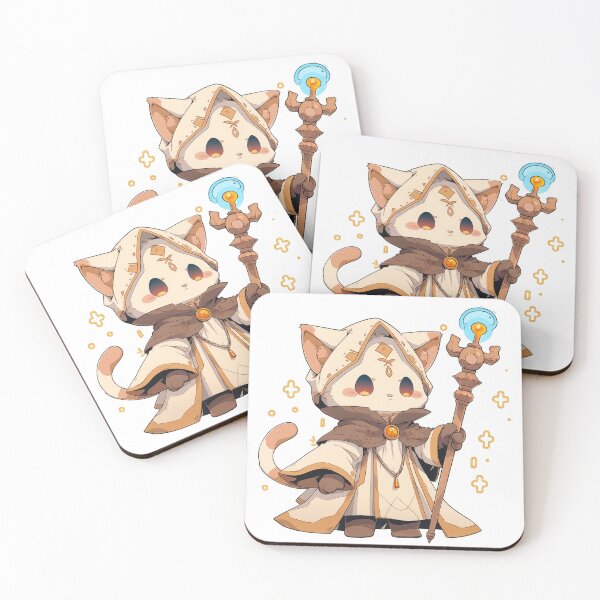 Item preview, Cute Cleric Cat Hero designed and sold by SundayDonuts.