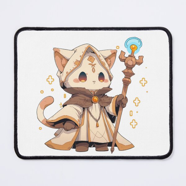 Item preview, Cute Cleric Cat Hero designed and sold by SundayDonuts.