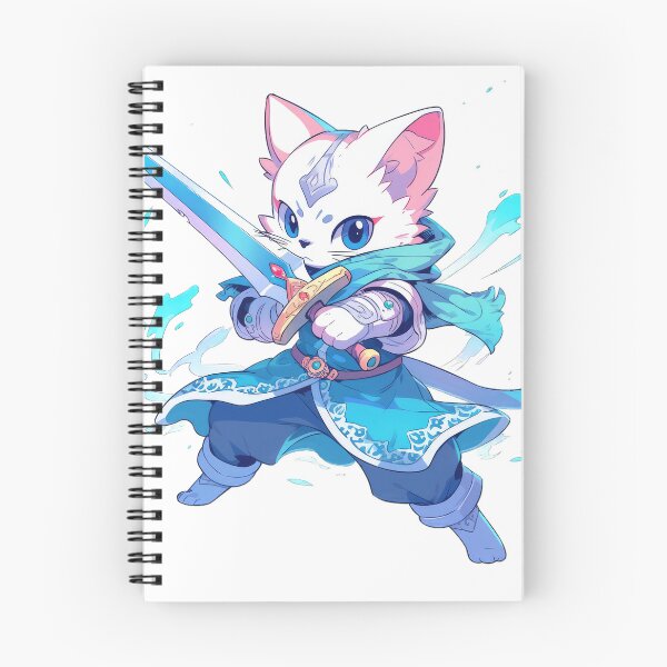 Item preview, Magic Swordsman Cat Hero designed and sold by SundayDonuts.