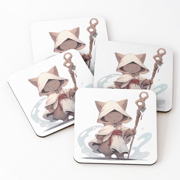 Item preview, Mystic Monk Cat Hero designed and sold by SundayDonuts.
