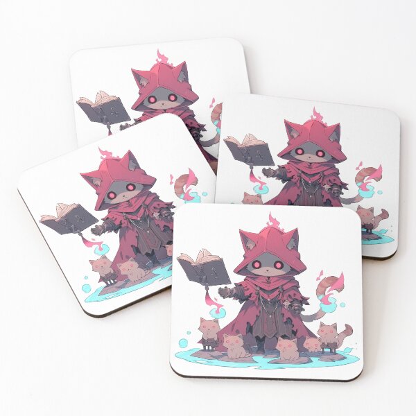 Item preview, Cute Necromancer Cat Hero designed and sold by SundayDonuts.