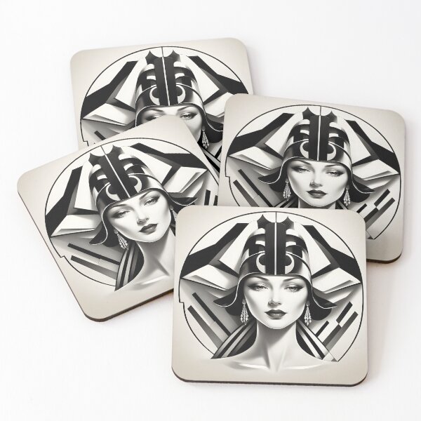 Item preview, Art Deco Artwork: Portrait of a Woman designed and sold by VonRauenfeld.