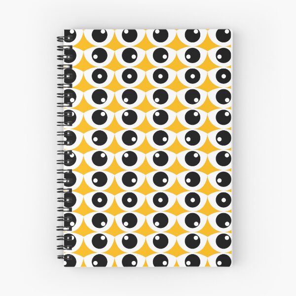 Item preview, Creepy Yellow Eyes Pattern designed and sold by DafraDesign.