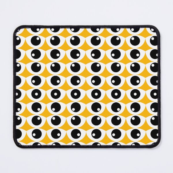 Item preview, Creepy Yellow Eyes Pattern designed and sold by DafraDesign.