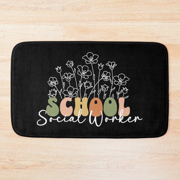 Item preview, Trabajador social escolar Trabajo social Trabajador social Regalo de agradecimiento Flores silvestres Equipo de trabajadores sociales designed and sold by ShoniwDesigns.