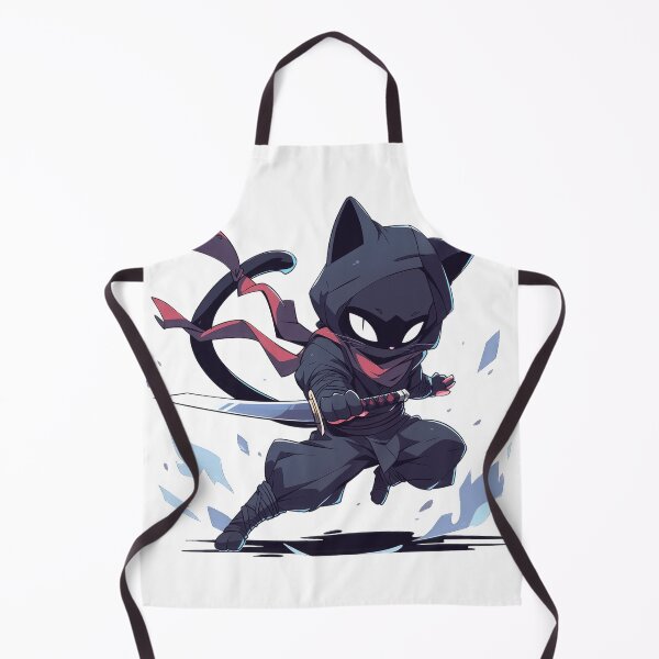 Item preview, Blacl Ninja Shinobi Cat Hero designed and sold by SundayDonuts.