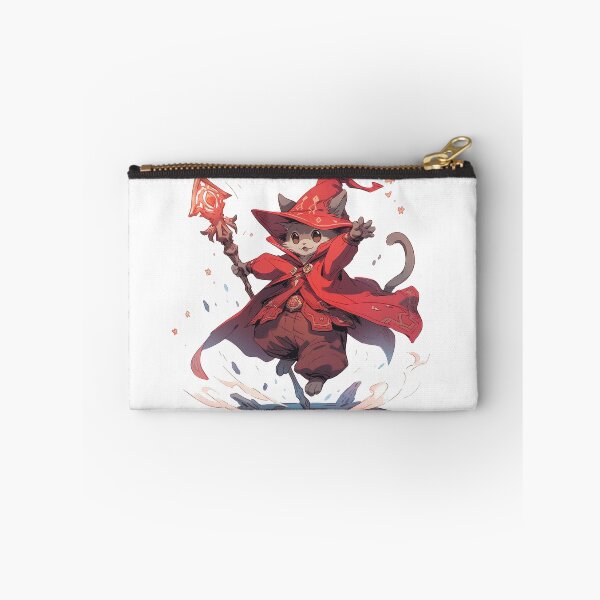 Item preview, Cute Red Mage Cat Hero designed and sold by SundayDonuts.