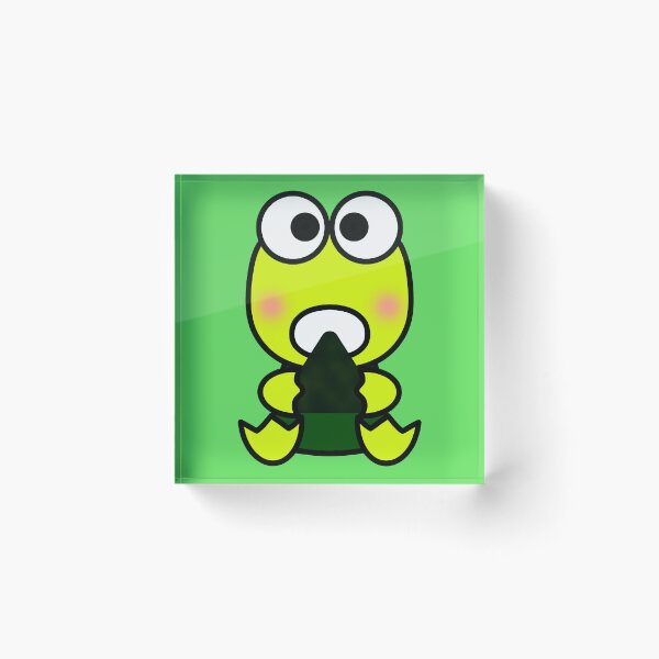 Item preview, Frog eating triangle kimbap designed and sold by NAGNE.