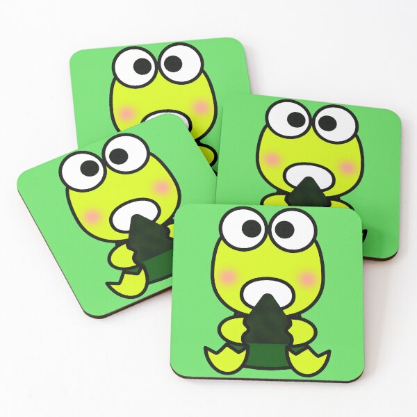 Item preview, Frog eating triangle kimbap designed and sold by NAGNE.