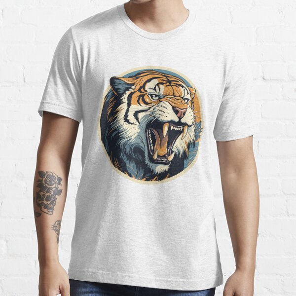 Tiger Head T-Shirt Design Vector – ThreadBasket