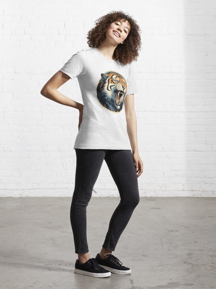 Tiger Head T-Shirt Design Vector – ThreadBasket