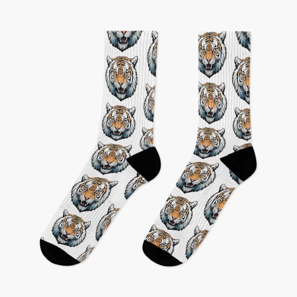 Item preview, Glorious Tiger Head Vector Illustration designed and sold by BombasticBubble.