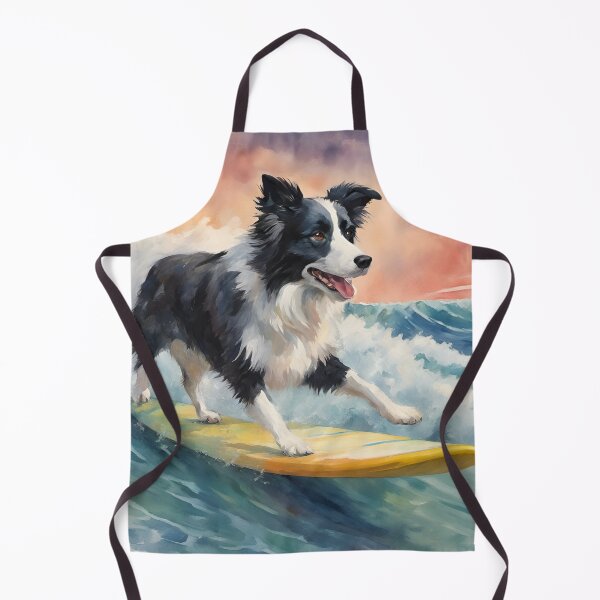 Item preview, Border Collie Surfing designed and sold by Ameiva-Apparel.