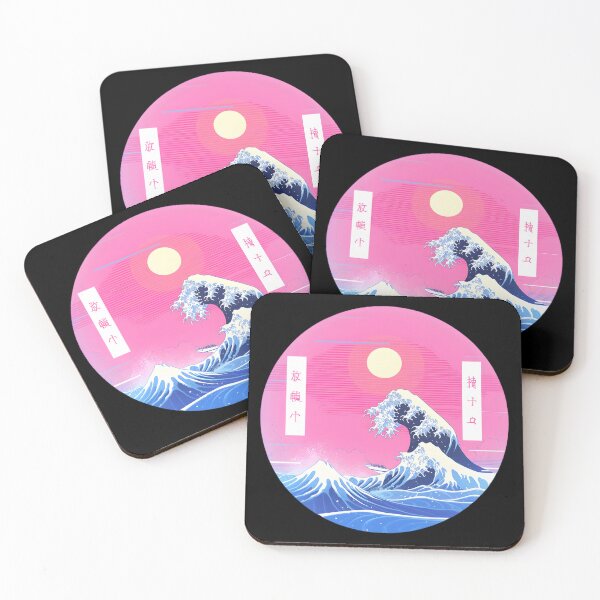Item preview, Japanese Wave - Vaporwave Aesthetic Style designed and sold by RibbitFans101.