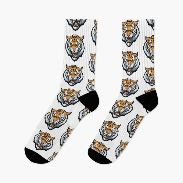 Item preview, Wild Tiger Head Vector Illustration designed and sold by BombasticBubble.