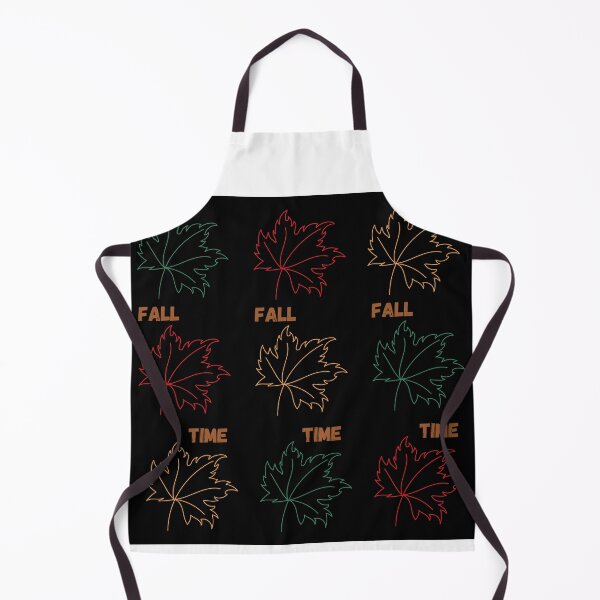 Item preview, Fall Time multicolored leaves on black background. designed and sold by Susan-Marie220.