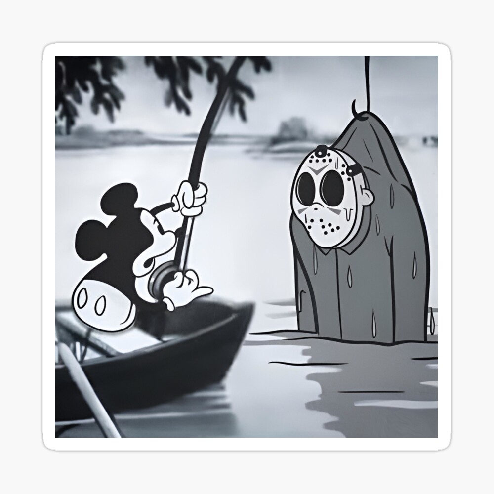 Mickey Founds Jason Art Board Print for Sale by Fashion Oasis