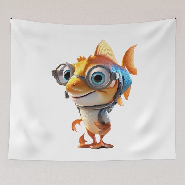 Item preview, Colorful Fish designed and sold by Greta Lobodzinska.